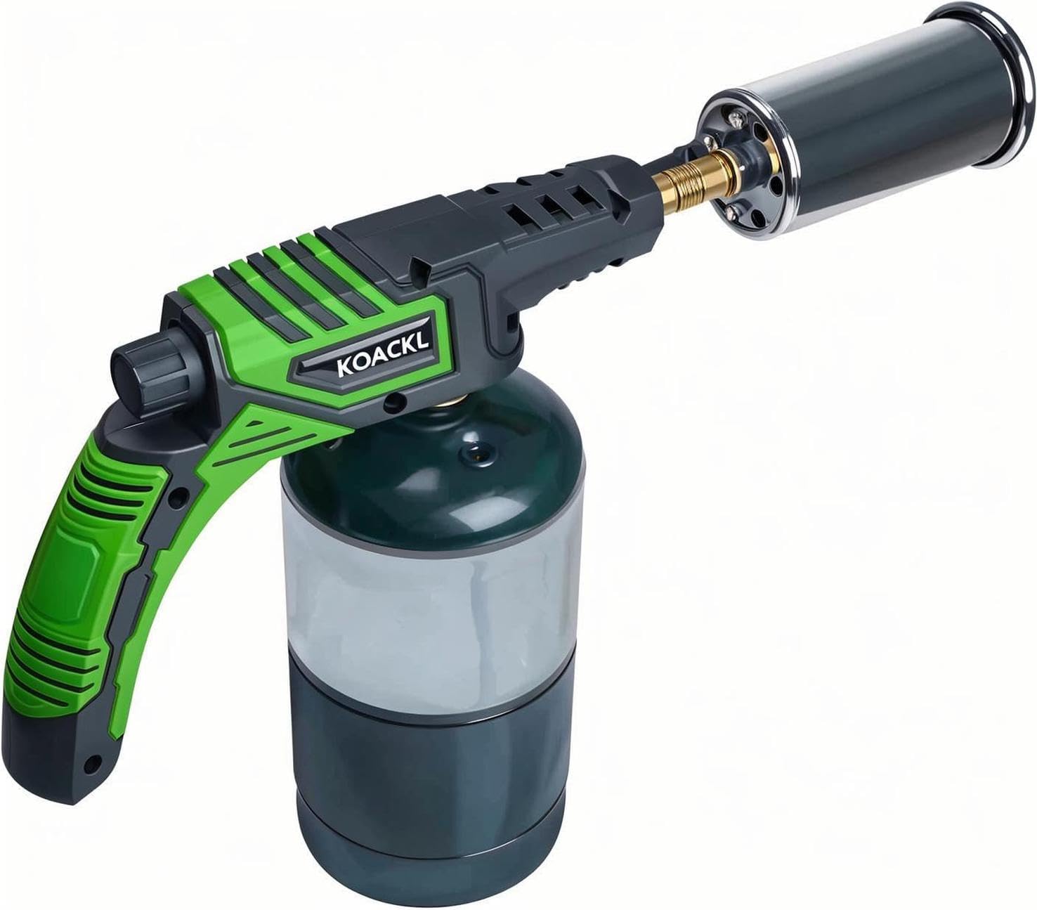 KOACKL Green Propane Torch Gun with Ergonomic Handle
