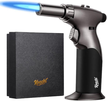 KOACKL Dual Flame Butane Torch Lighter with Gift Box