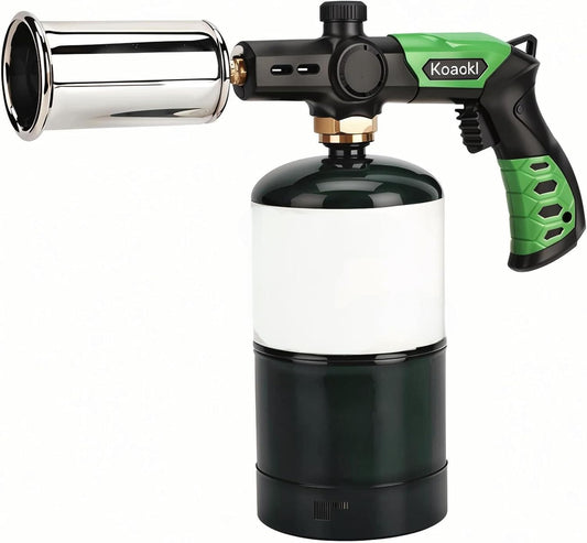 KOACKL Green Black Propane Torch with Ergonomic Handle