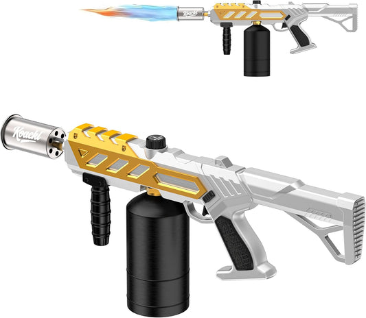 KOACKL Silver Gold Propane Torch Gun with 2462°F Flame