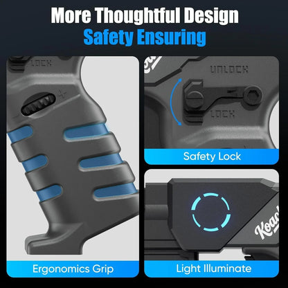 KOACKL Butane Torch with Safety Lock and Ergonomic Grip