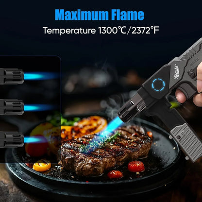 KOACKL Butane Torch with 2372°F High Heat for Steak Searing