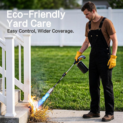 KOACKL Propane Torch Weed Burner – 30" Heavy Duty CSA Certified Torch with Adjustable Flame for Weeding, Snow Melting, Asphalt Repair, Roofing & BBQ (Tank Not Included) KOACKL