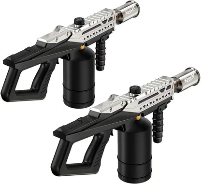 2 Pack KOACKL Silver Propane Torch Gun for BBQ and Camping