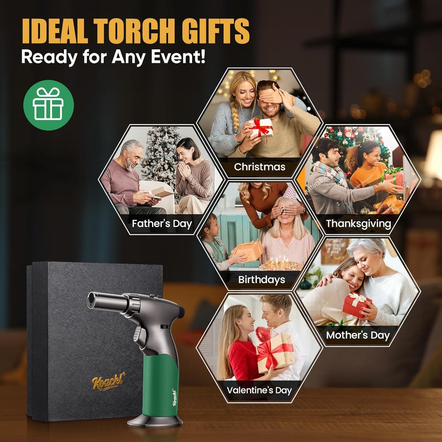 KOACKL Butane Torch Lighter as a Premium Gift for Holidays