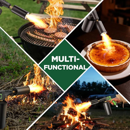 KOACKL Multi-Functional Green Propane Torch for BBQ, Baking and Camping