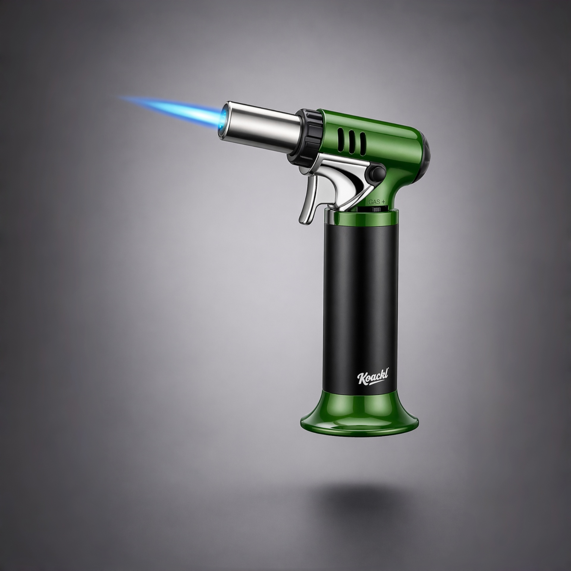 KOACKL Mini Green Butane Torch with Adjustable Flame