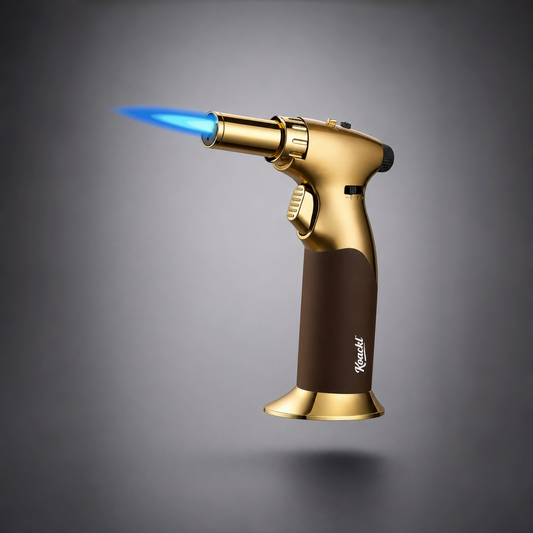 KOACKL Gold Kitchen Torch, CSA Certified, Refillable Butane Torch