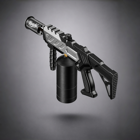 KOACKL Silver Black Propane Torch Gun, Detachable Design