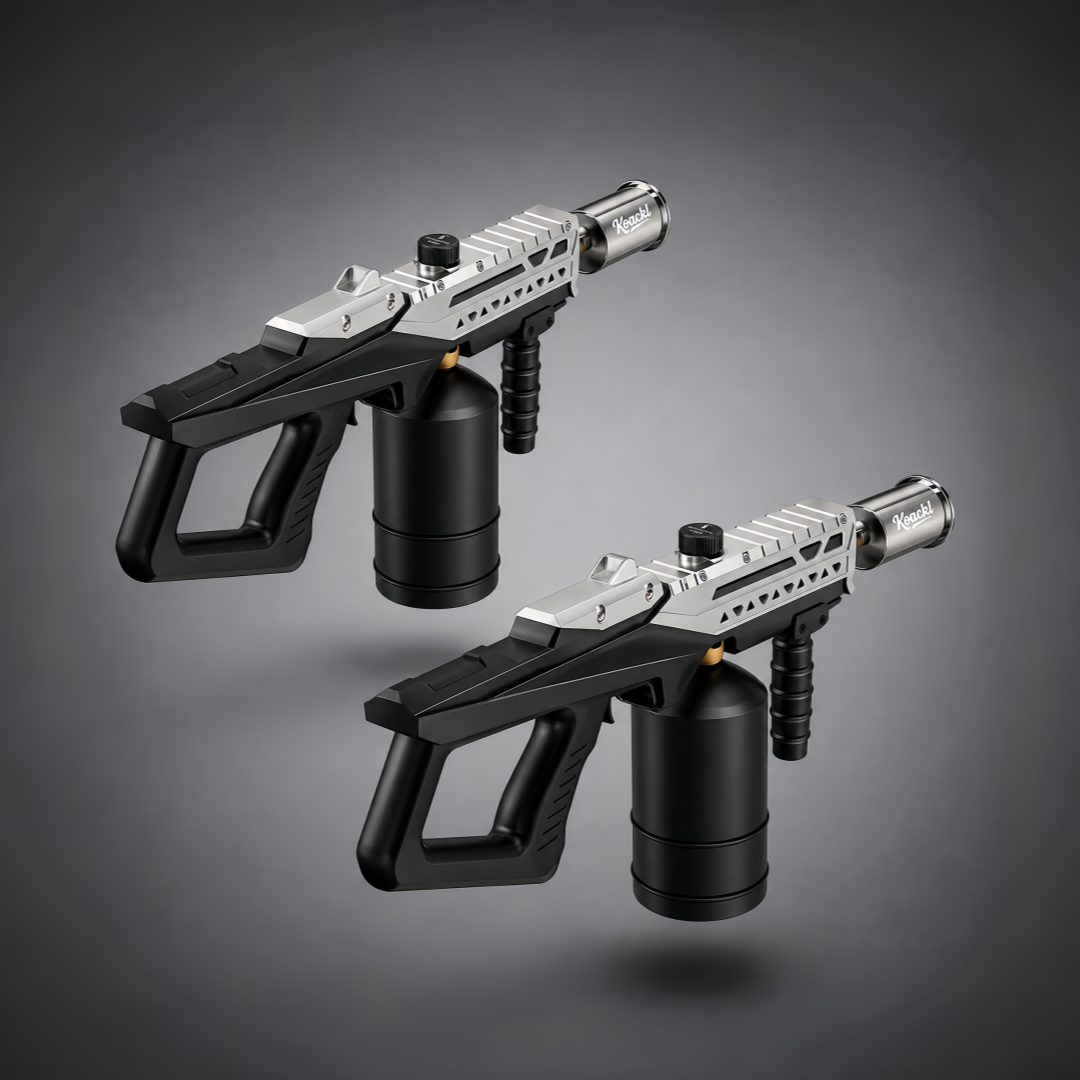 KOACKL Silver Black Propane Torch Gun, 2 Pack