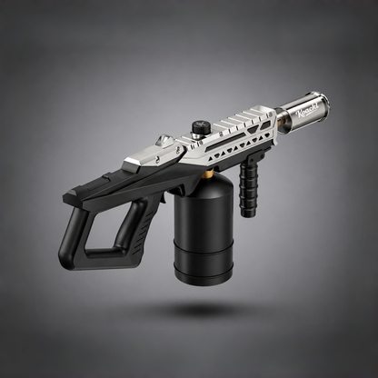 KOACKL Silver Black Propane Torch Gun, Detachable Design